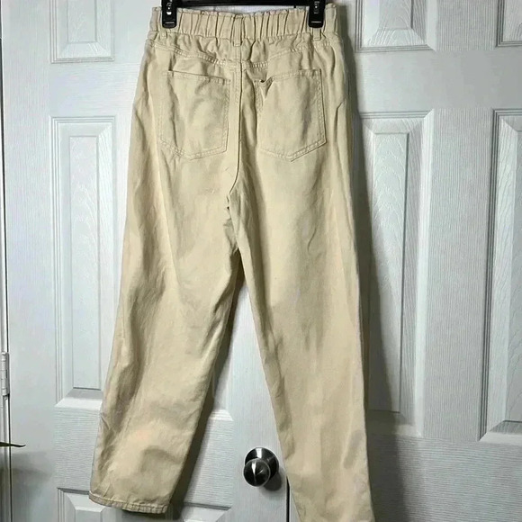 H&M High Waist Twill Trousers Size 6 - Picture 9 of 14